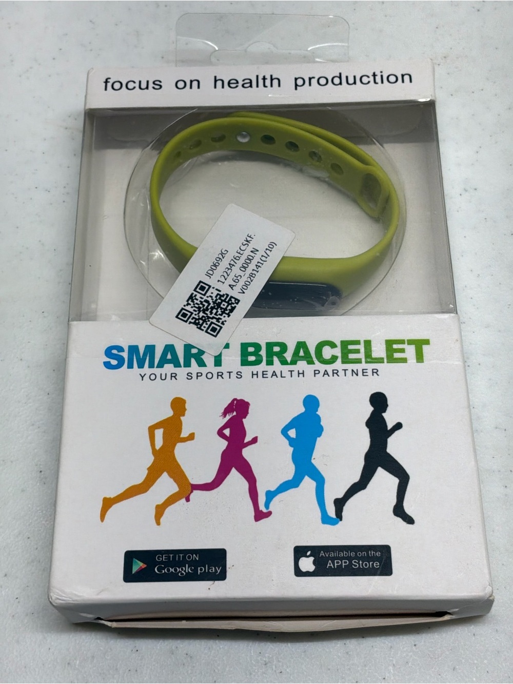 Smart Bracelet Fitness Tracker - Lime Green